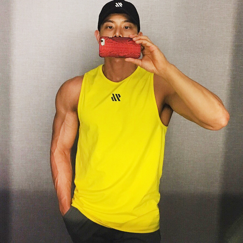 Мужской спортивный топ Фитнес Брат летний повседневный бег тренировочный топ сетка быстросохнущий безрукавный фитнес жилет