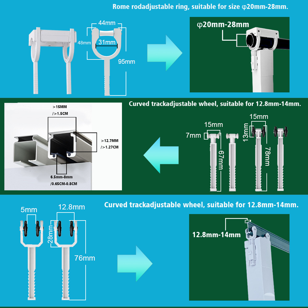 Graffiti wifi or zigbee lithium battery electric curtain companion robot motor smart home free track