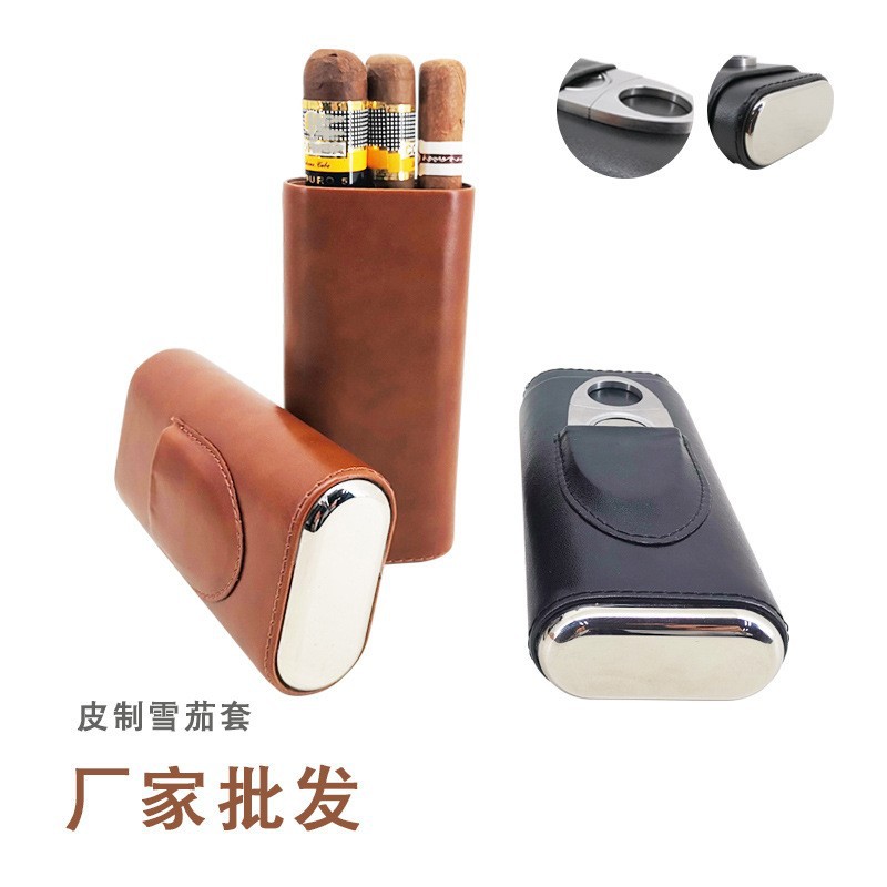 Новый портативный чехол для сигар, влагозащитная коробка для сигар