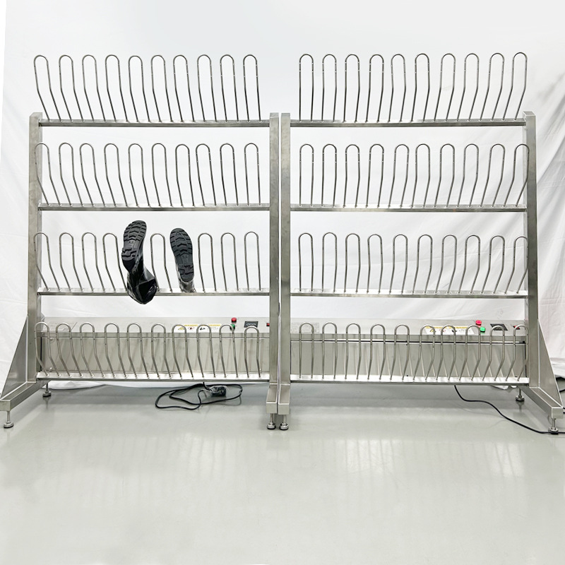 All 304 Stainless Steel Ozone Sterilization and Drying Rain Shoe Rack Customized Food Workshop Constant Temperature Timed Drying Water Shoe Rack