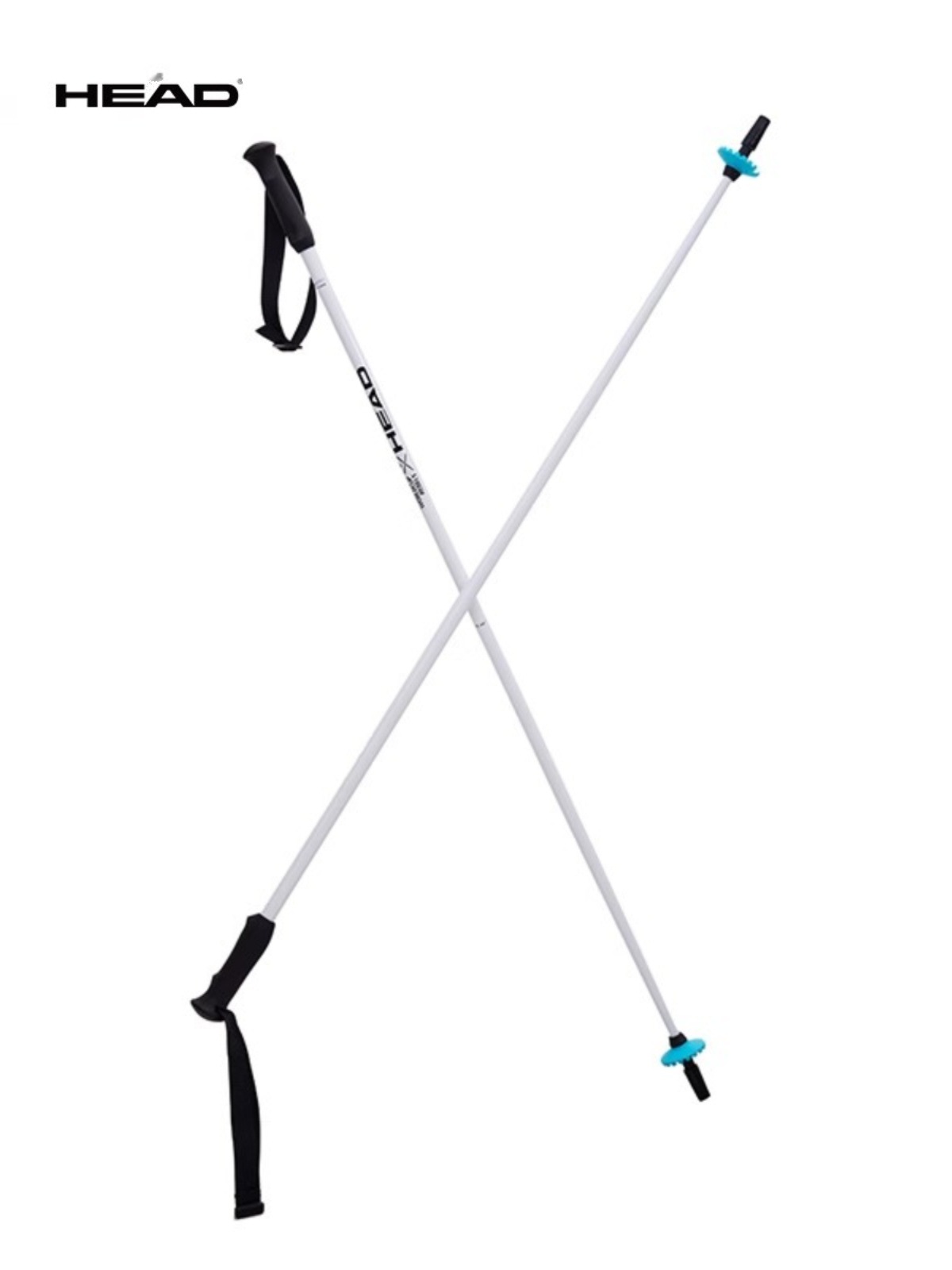 Head Ski Poles Lightweight Aluminum-Magnesium Alloy Snow Poles for Adults and Kidsren 100-130