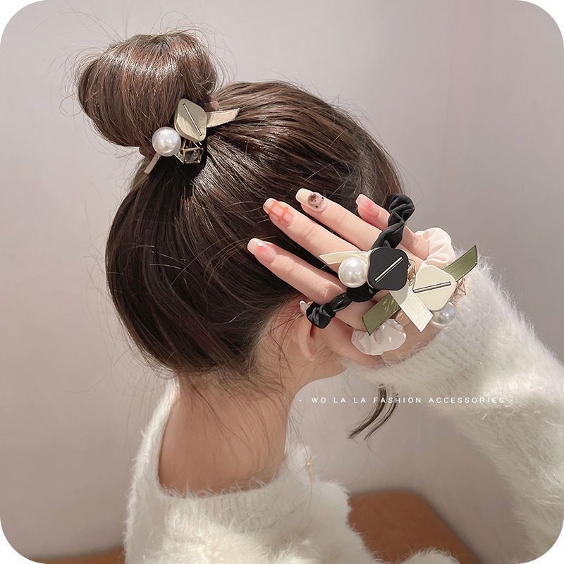 Корейский Дондэмун жемчужный высококачественный зажим для волос ретро простой заколка с кристаллом интернет-знаменитость женский зажим для волос для пучка