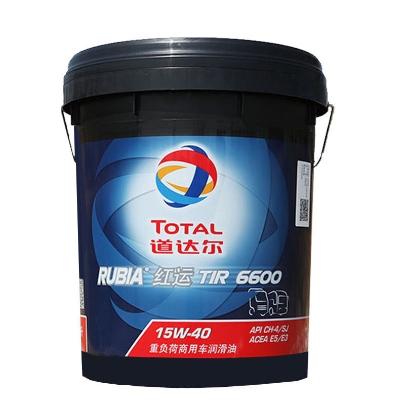 Total Red Fortune X Tir6600 7400 7900 Engine Oil 15W40 20W50 Diesel Engine Lubricant