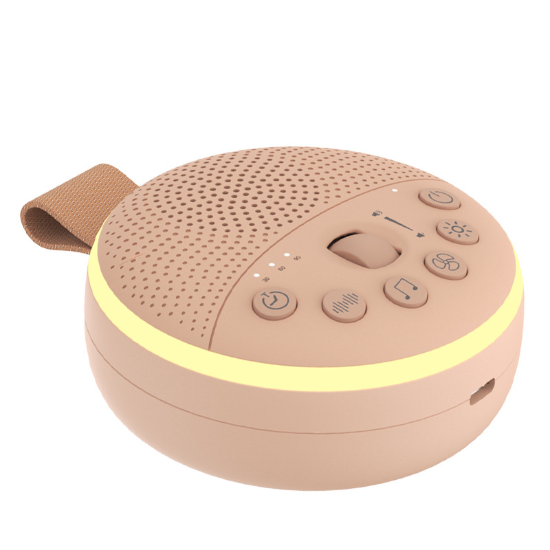 Cross-Border Private Model Smart Sleep Device Portable White Noise Sleep Device Warm Light Night Light Baby Soothing White Noise Machine