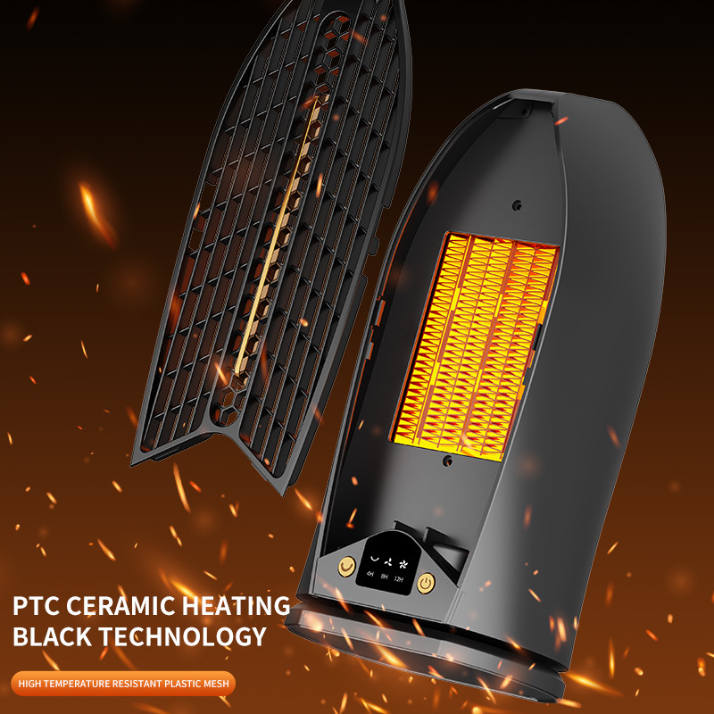 Amazon Dropshipping Fast Heating Ceramic Hot Air Fan Office Heater Energy-Saving Shaking Head Heater Household Heater