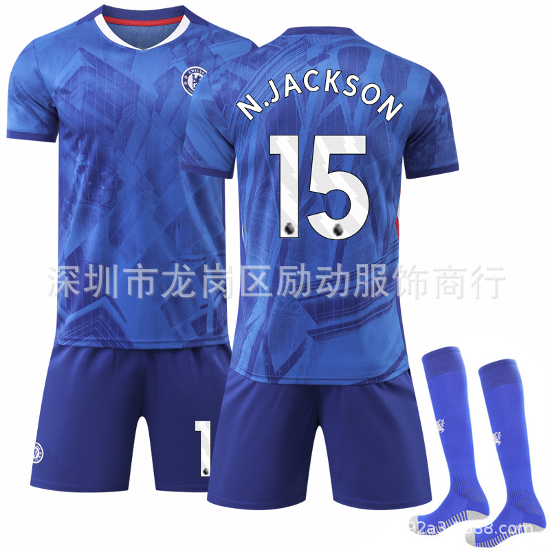 2526 Football Sports Ghana Jersey Chelsea Home Number 20 Palmer Number 20 Pedro Football Jersey Set