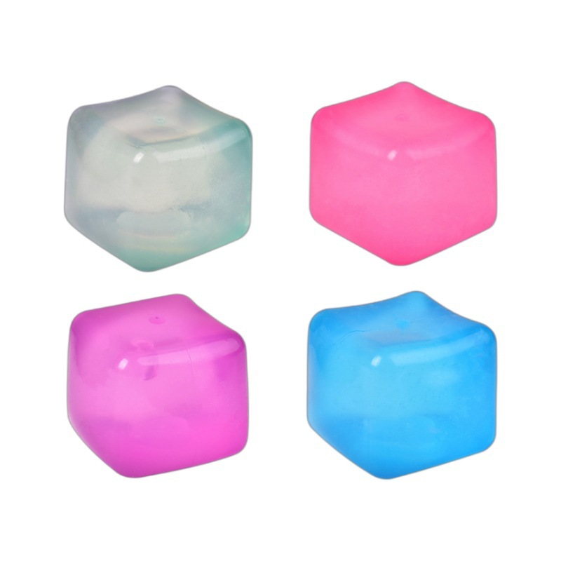 Decompression Ice Cubes, Cross-Border Hot-Selling High-Transparency Ice-Sense Maltose Cubes, Decompression Popular Pinch Toys