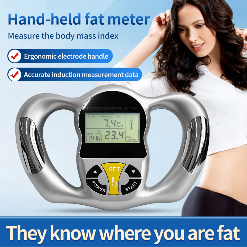 Chinese/English Version of Body Fat Meter Body Fat Measuring Instrument Hand-Held Bmi Fat and Thin Analyzer Smart