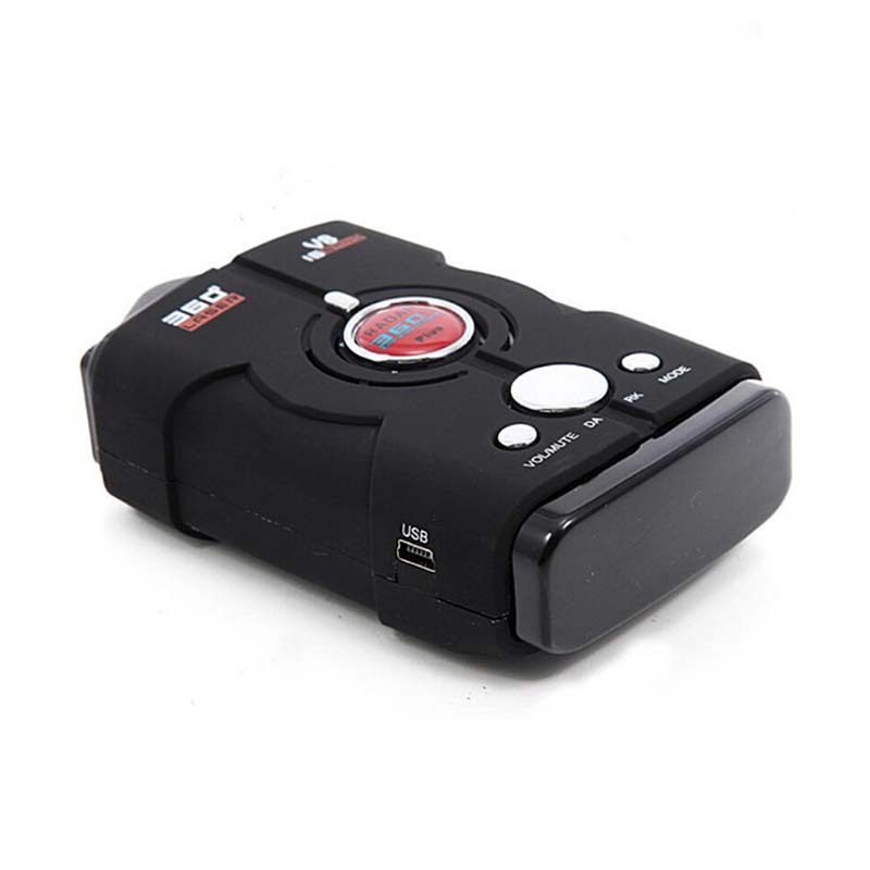 Foreign trade speed detector V8 mobile safety warning instrument English Russian Chinese three language universal vehicle laser radar dog