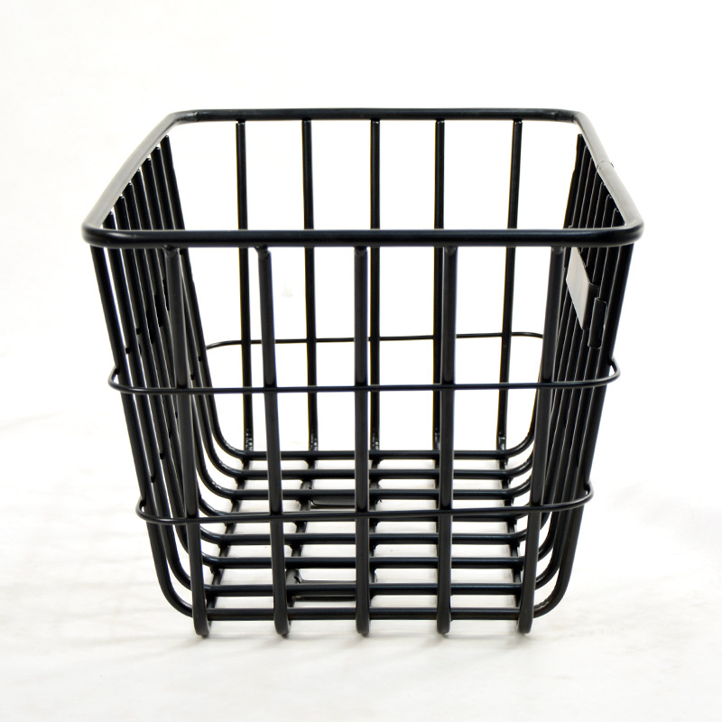 Bicycle rear basket extra large rear schoolbag basket mountain bike Lou folding electric car basket student metal basket