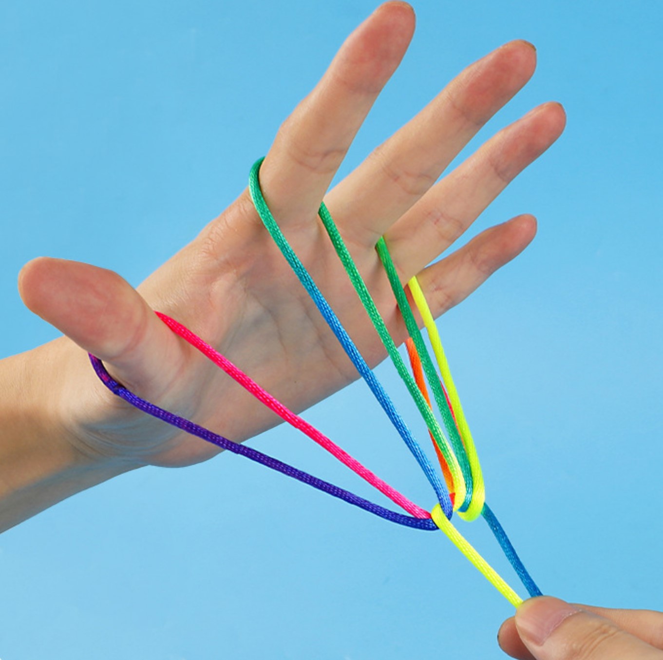 Creative Children's flower rope flower rope woven flower rope student color rope flower rope 8090 s traditional nostalgic gift