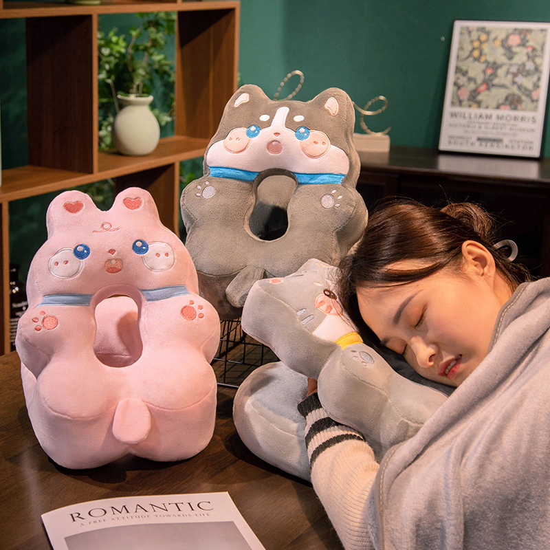 [Customized] Ice Silk Lunch Break Artifact Sleeping Pillow for Primary School Students and Children Sleeping Pillow Classroom Nap Pillow