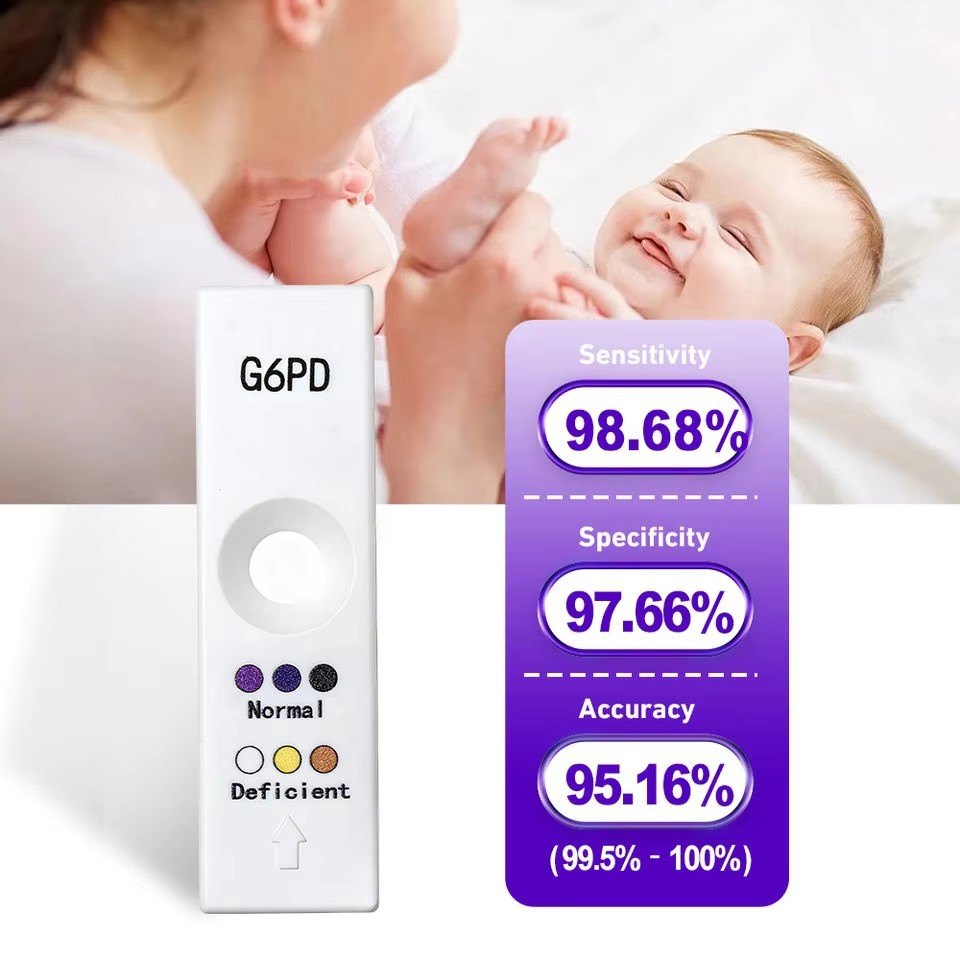 Набор для быстрого качественного определения G6Pd, легкость в использовании, для домашнего/клинического скрининга