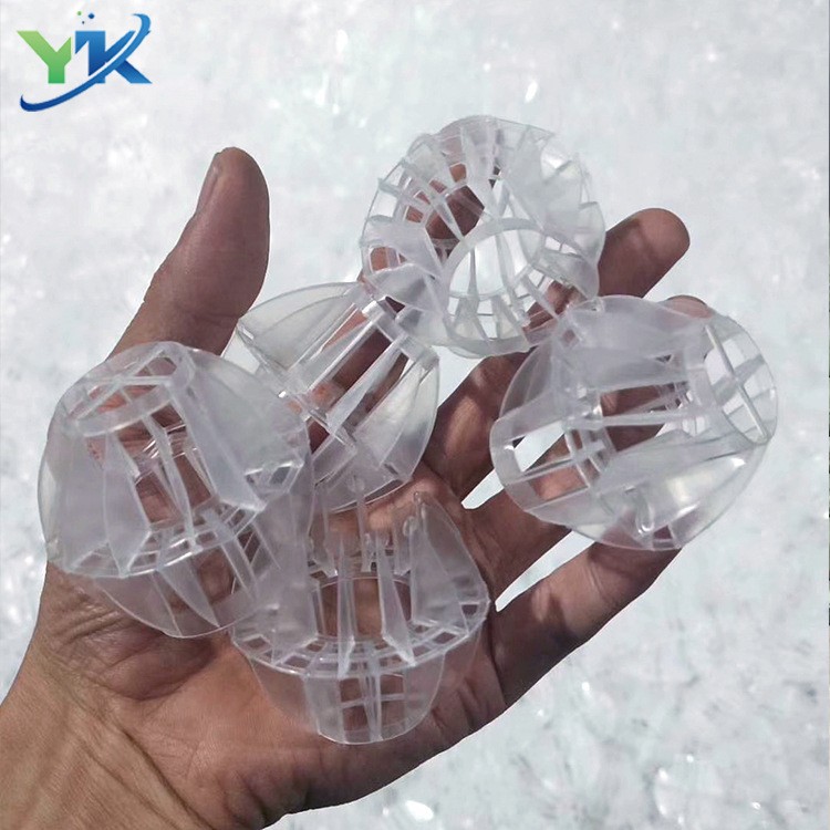 ПП многогранный полый шар наполнитель 50мм адсорбционный фильтр шар спрей башня удаление пыли и тумана наполнитель оборудование оптом