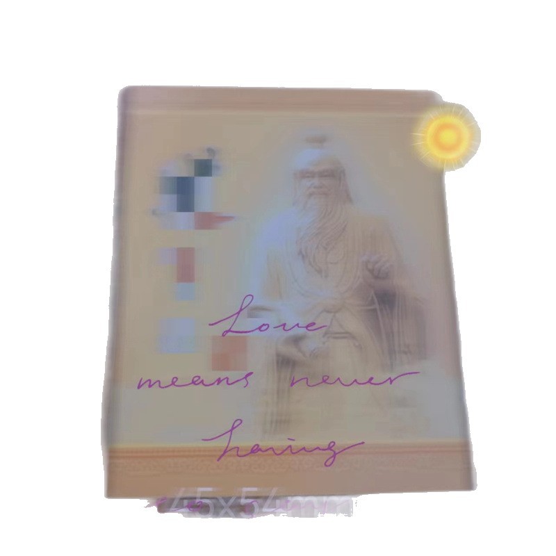 In-Stock Various Types of Openable Card Cards, Square Paper Buddha Statues, Small and Medium-Sized Cards, Can Be Used as Small Gifts or Promotional Giveaways