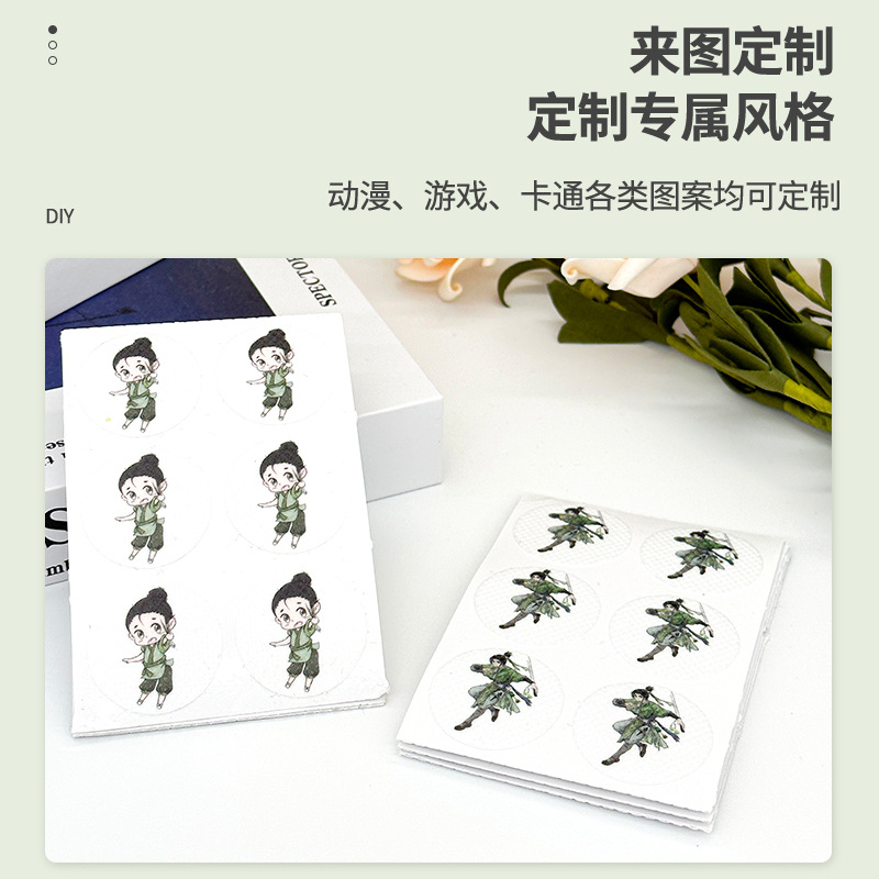 Celebrity Fan Group Non-Woven Explosion-Proof Mosquito Group Stickers Customized Animation Does Not Contain Repellent Amine Plant Essential Oil Stickers