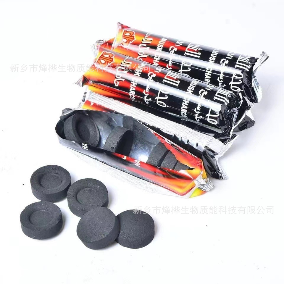 Quick-Burning Charcoal Fruit Charcoal Ignition Charcoal Special Outdoor Flammable Smokeless Barbecue Charcoal Tea Charcoal Hookah Charcoal