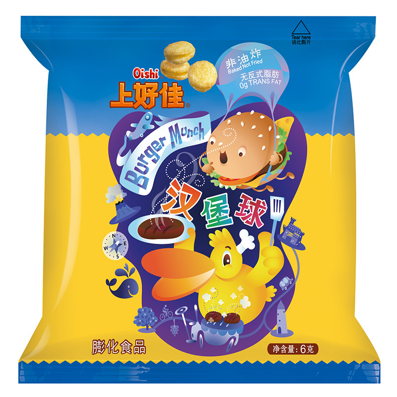 Shanghaojia Snack Gift Pack Shrimp Chips Onion Puffed Cheese Sticks Japanese Bagged Wholesale Snacks