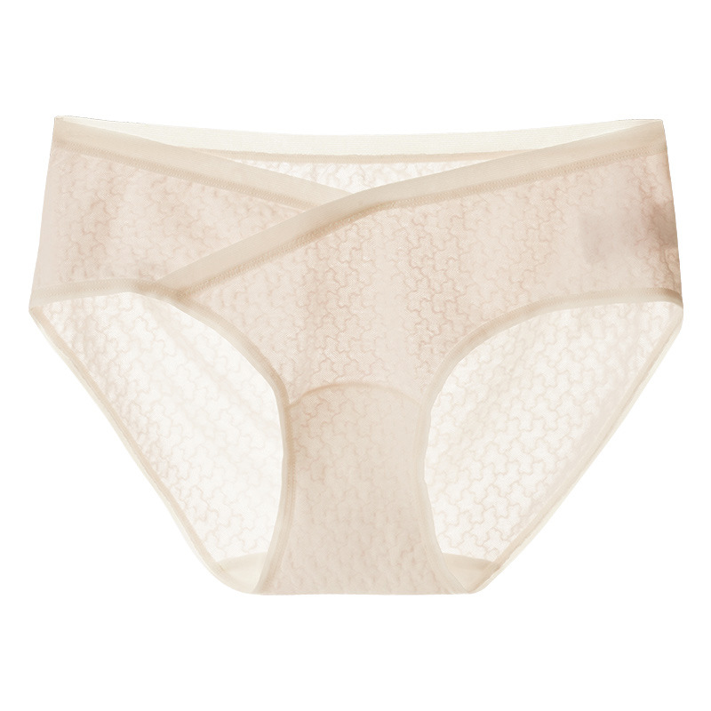 New V-Shaped Low-Waist Belly-Supporting Pregnancy Underwear Wholesale Cotton Crotch 7A Antibacterial Underwear Soft Breathable Maternity Underwear