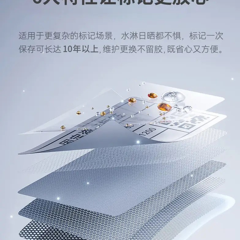 Pw Baowei Pw-1508 Термотрансферный Принтер Этикеток Многофункциональный Портативный Bluetooth F-Type Кабель Оптоволокно Питание