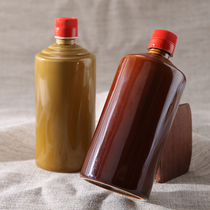 Chaozhou Ceramic Wine Bottle Empty Wine Pot 1kg Liquor Bulk Wine Bottle Maotai Town Bulk Bottle Wholesale