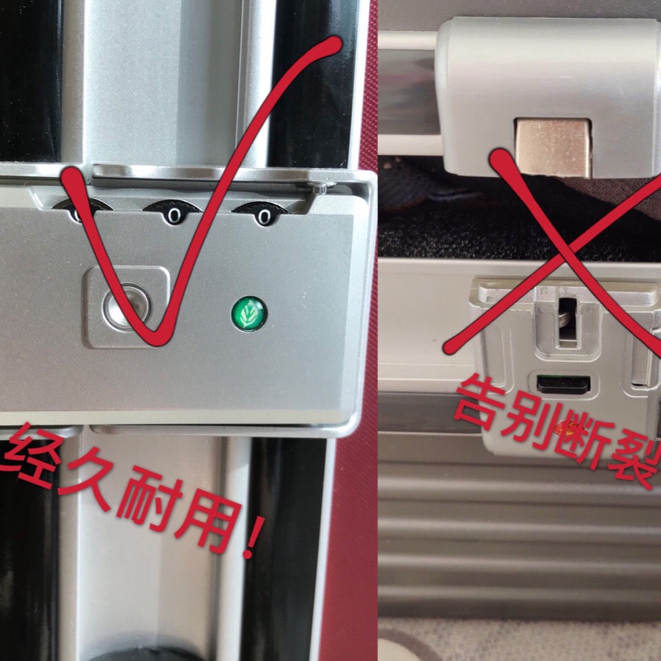 Trolley case accessories lock buckle combination lock Hebo case with universal buckle lock leather case universal lock replacement and maintenance