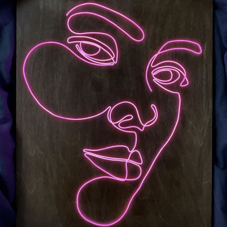 EL проволока 2.8мм светящаяся проволока с железной проволокой, гибкая холодная световая DIY лента с креативным дизайном