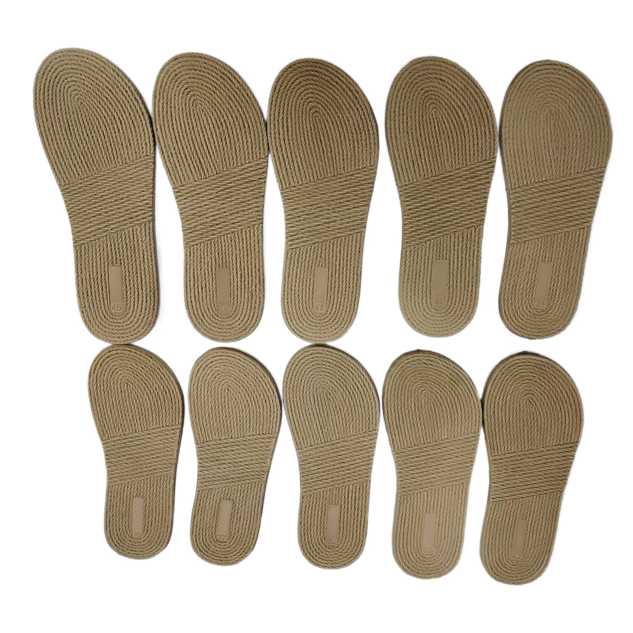 Eva Imitation Hemp Rope Midsole, Available from the Source Manufacturer, Eva Small Sole 36-45 Sizes, Various Colors Available