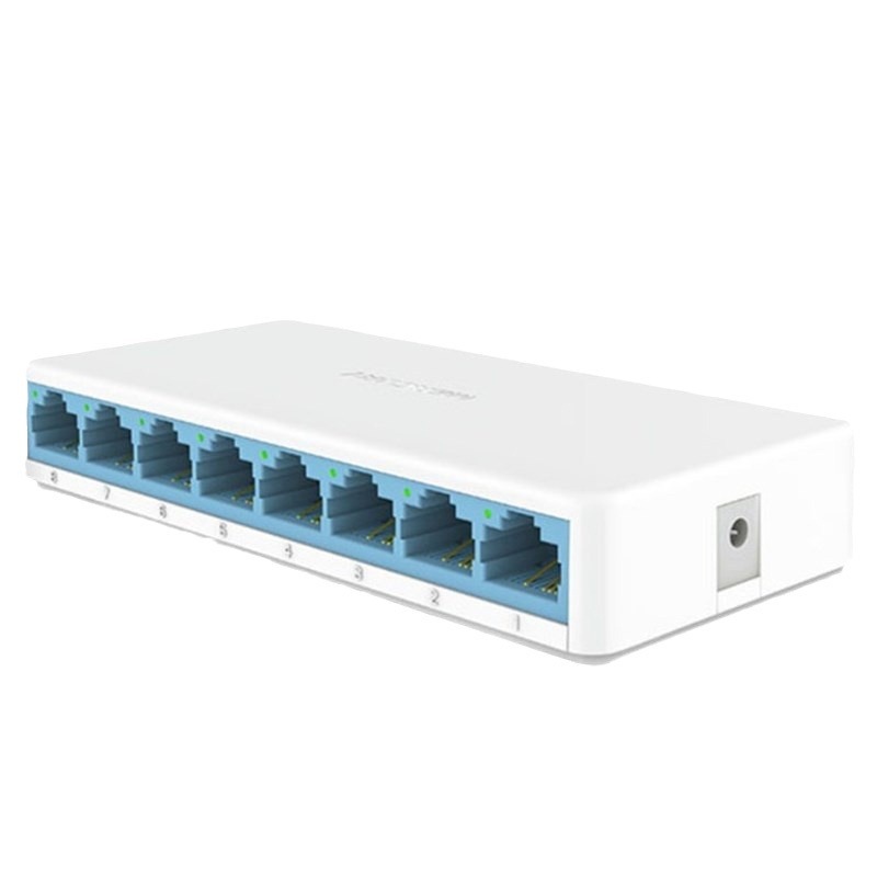 Mercury/Mercury S108C 8-Port 100m Switch 8-Port Network Switch Network Cable Splitter