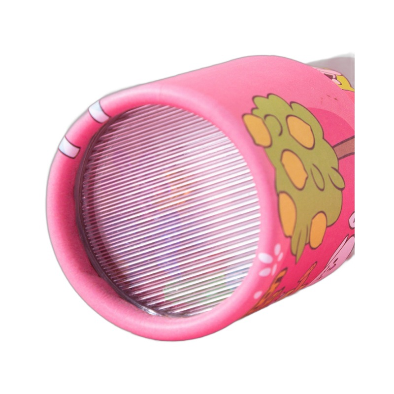 Large three-section kaleidoscope rotating magic kaleidoscope scientific experiment observation Primary School kindergarten toys