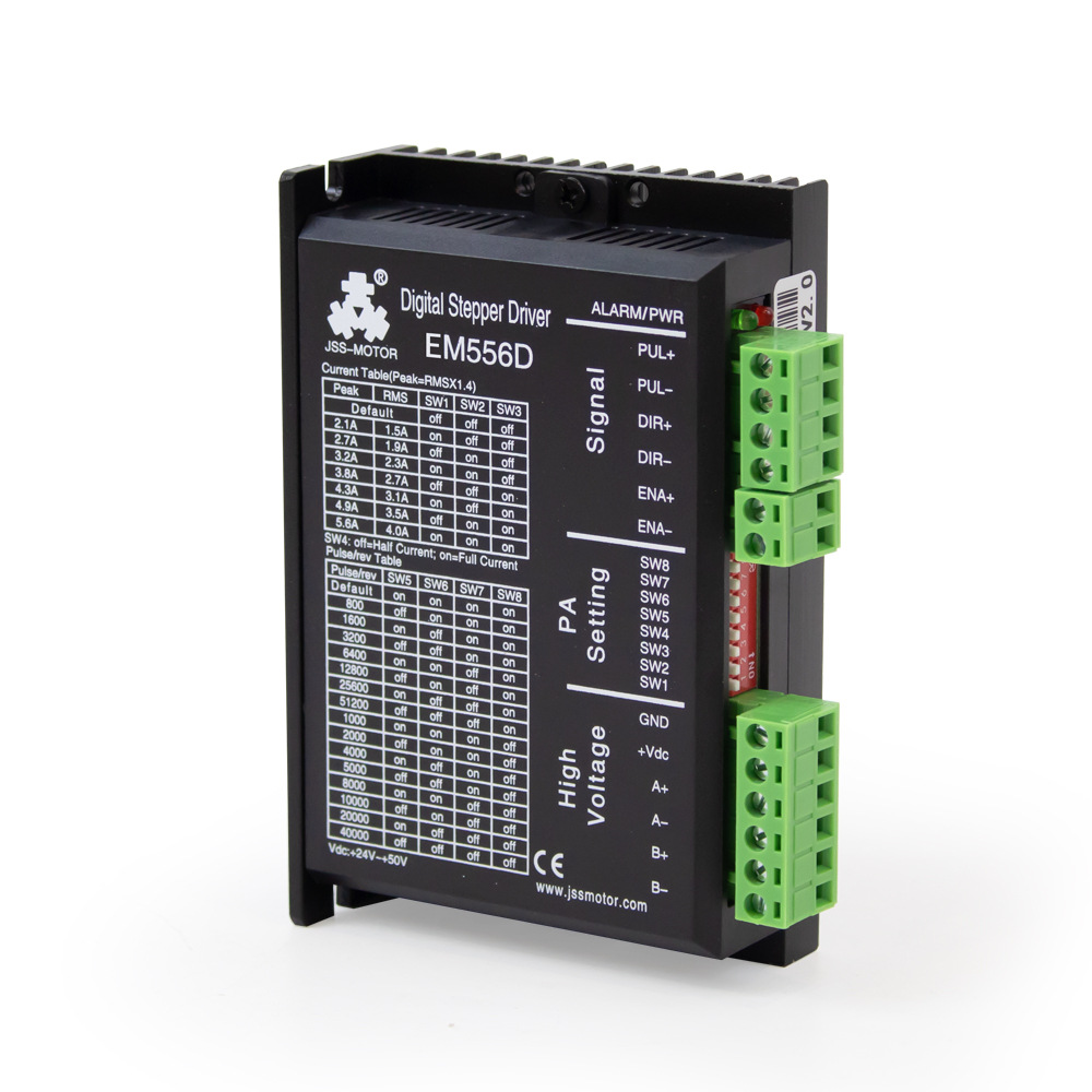 Factory Direct Sales Em556D Stepper Motor Driver Dc 24-50V Power Supply Current 5.6A Stepper Driver