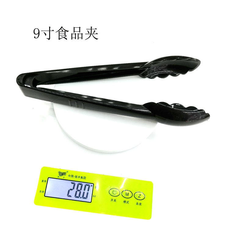9inch Pc Transparent Bread Clip Black Food Clip Plastic Nylon Food Clip Household Bread Clip Salad Clip