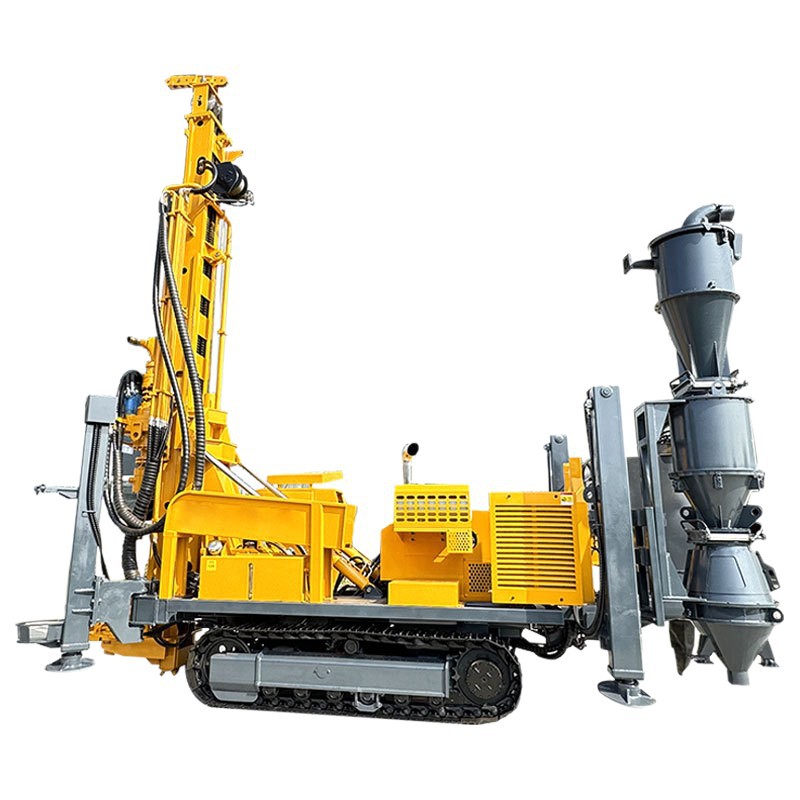 Rc Gas Lift Reverse Circulation Drill Rig 500m Metal Mine Rock Powder Extraction Equipment Mineral Exploration Rc Reverse Circulation Drill Rig