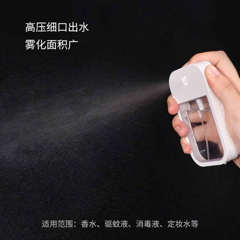 50ml Alcohol Disinfectant Card Spray Bottle Multi-Color Silicone Sleeve Portable Outdoor Perfume Bottle Ready for Sale