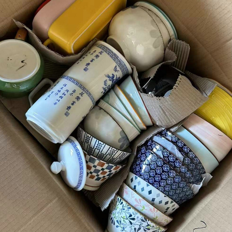 Big Sale Processing Ceramic Bowls, Plates, Cups, Miscellaneous Pieces, Street Stalls, Tableware, Groceries, Export Stock, Tail Goods, Wholesale Supply