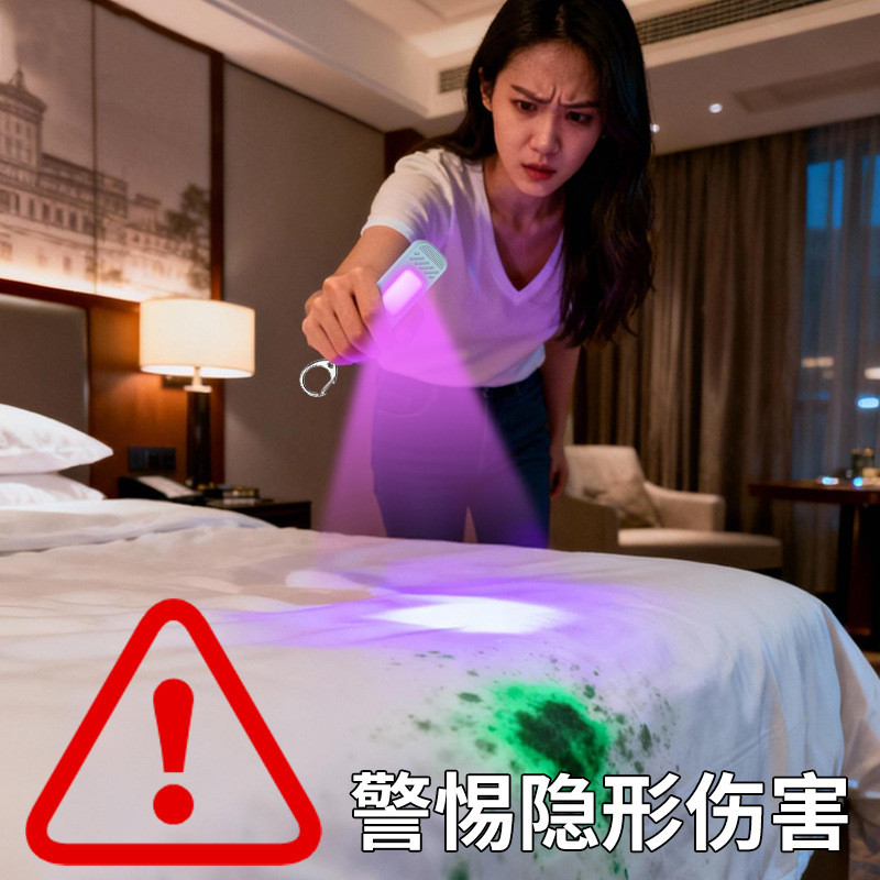 Arc Small Flashlight Portable Night Riding Night Running High Decibel Alarm Global Positioning Phone Text Message Rescue Flashlight