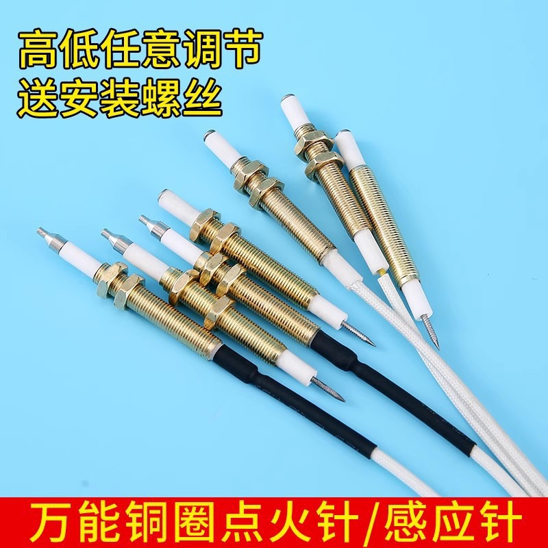 Factory direct gas stove repair accessories ignition coil igniter universal with wire induction copper needle embedded