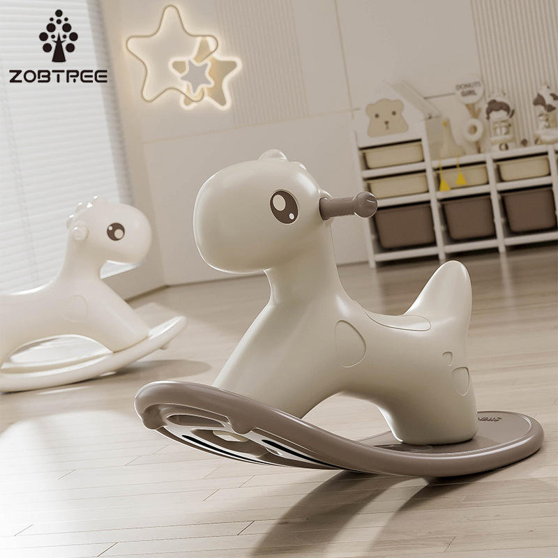 Качалка-лошадка Zhibishu для детей, игрушка для малышей, маленькая деревянная лошадка, подарок для детей от одного года