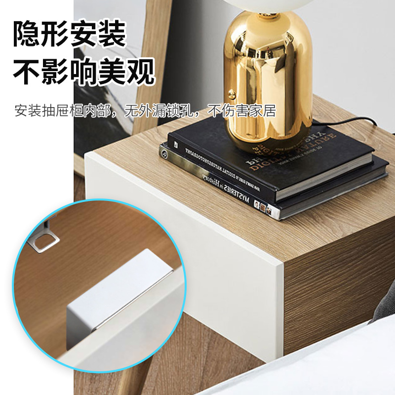 Factory direct supply electronic smart card cabinet door lock free opening drawer lock sharing cabinet logistics cabinet smart lock wholesale