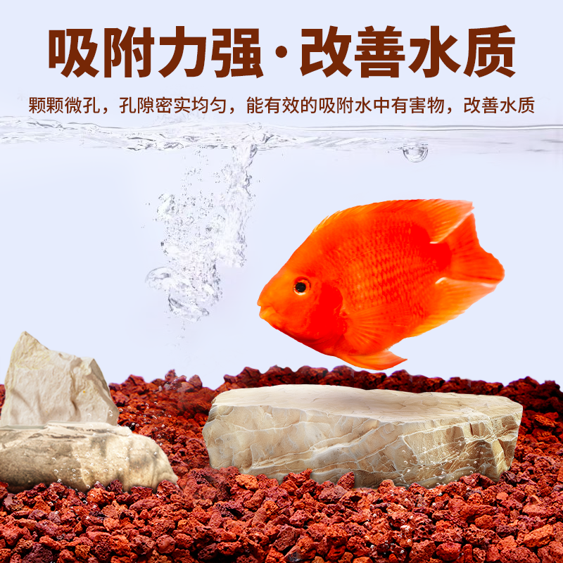 In-Stock Red Volcanic Stone, Black Volcanic Stone, Various Specifications of Volcanic Rock, Pumice Stone for Aquarium Landscaping and Filtration