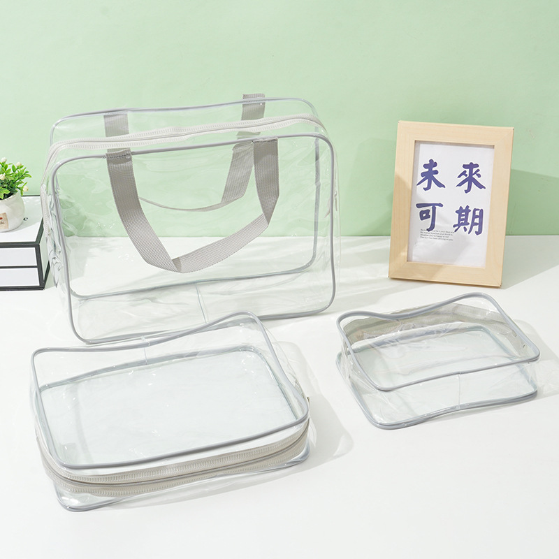 Korean-style Travel Multifunctional Portable Small Waterproof Transparent Portable Fitness Toiletry Bag Men's Makeup Bag Women's