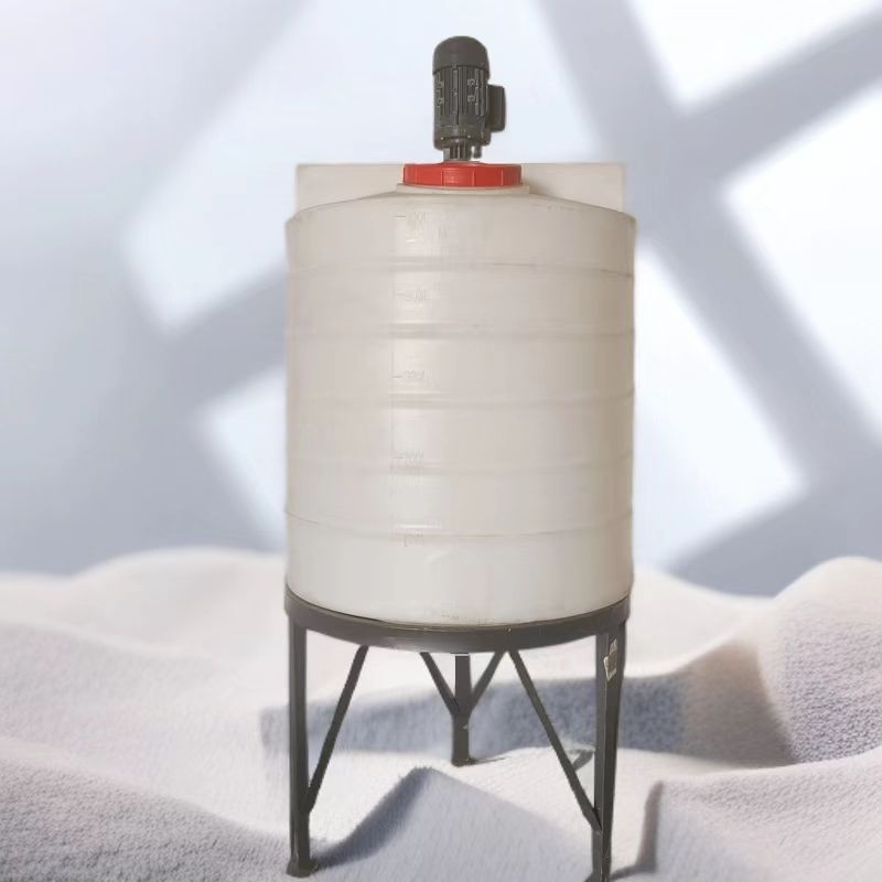 Factory Direct Supply Conical Bottom Mixing Barrel Thickened Plastic Threaded Barrel Lid Water-Soluble Fertilizer Sewage Fertilization Dosing Barrel