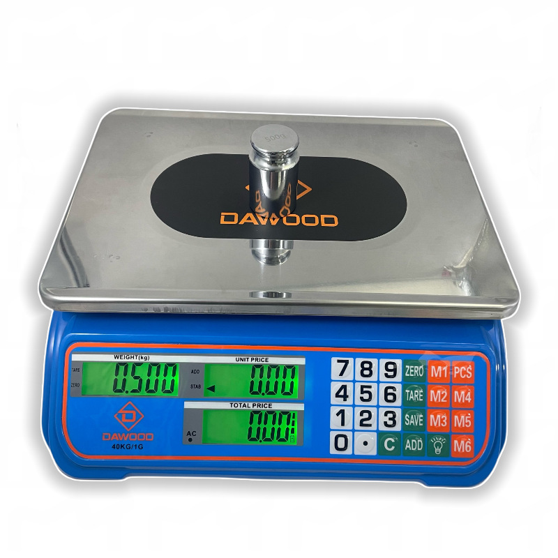 New Pricing Scale, Commercial Electronic Scale, Supermarket Fruit Table Scale, High-Precision Scale for Selling Vegetables at Stalls
