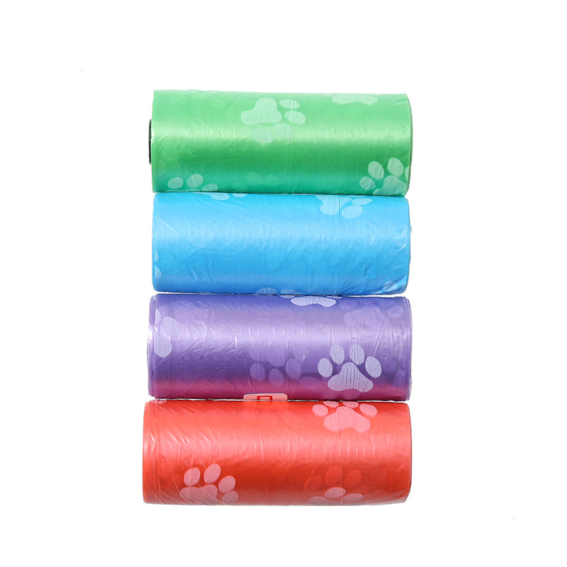 Pet Poop Bag, Dog Poop Bag, Cat Paw Print Poop Bag, Garbage Bag, Feces Disposable Cleaning Bag