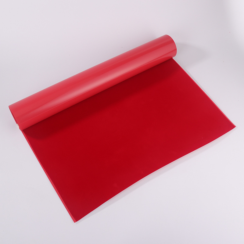 PS flocking material manufacturers colorful flocking ps sheet flocking blister material plastic blister coil