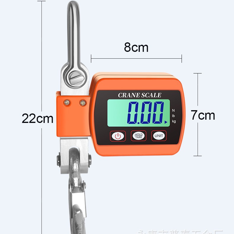 Manufacturers new industrial scale in stock 500kg portable electronic scale LCD hook scale electronic hanging scale