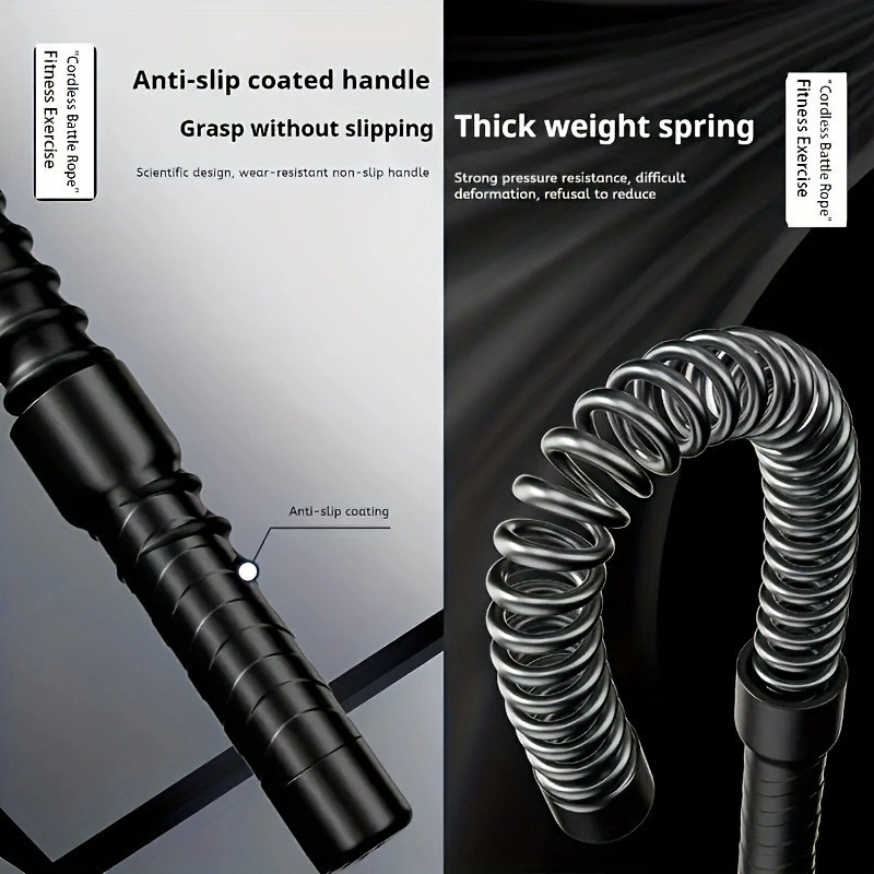 Cross-Border Ropeless Battle Rope Fitness Swing Rope Battle Rope Swing Rope Training Home Strength Rope Arm Strength Professional Physical Fitness Rope