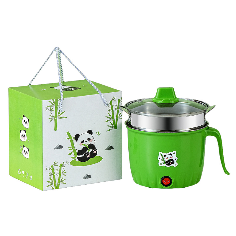 Household Electric Cooker, Electric Hot Pot, Panda All-In-One Pot, Non-Stick Pot, Mini Instant Noodle Pot, Small Electric Cooker, Cross-Border Small Gifts