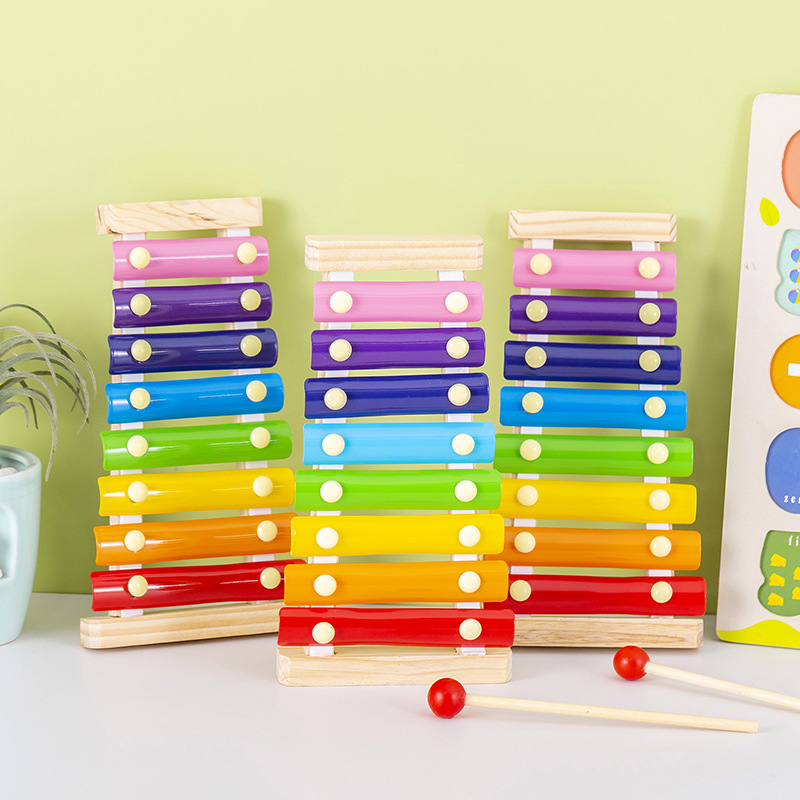 Children's Music Toys Knock Orff Percussion Musical Instruments Eight Tone Early Education Kindergarten Piano Music Toy Stall