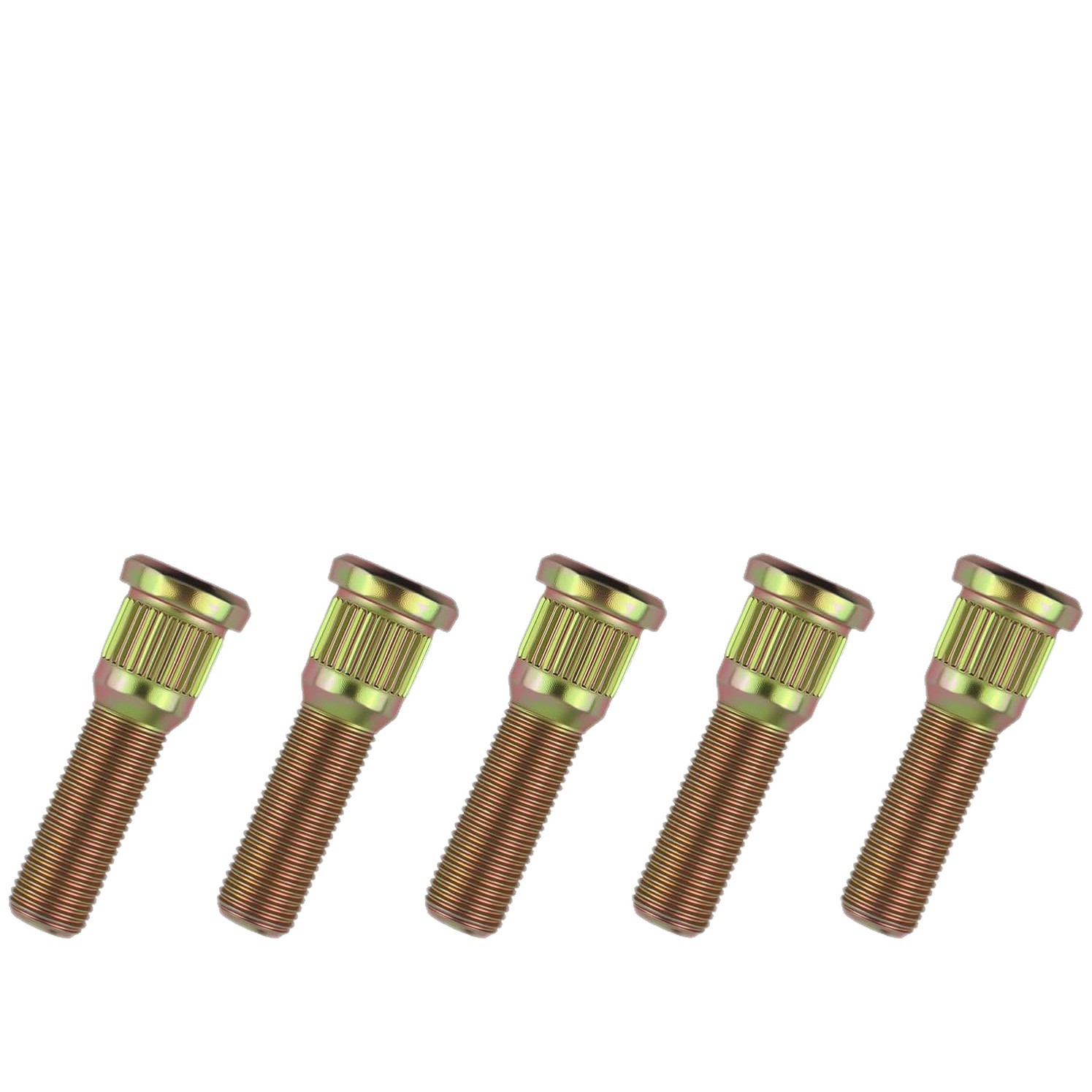 5 件装适用于拖车轮毂1/2" 20 轮毂螺栓和螺母套件 007-122-00